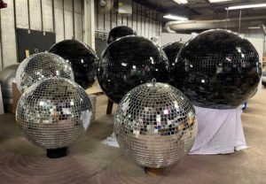 Mirror Disco Balls for RuPaul