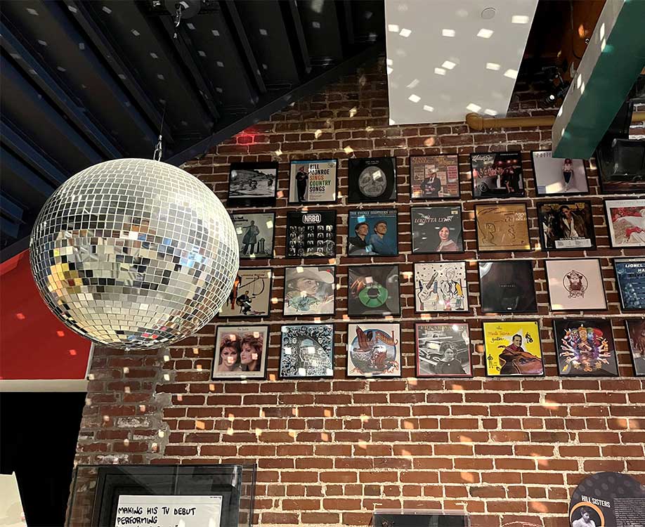 Mirror Disco Ball at Frazier Museum